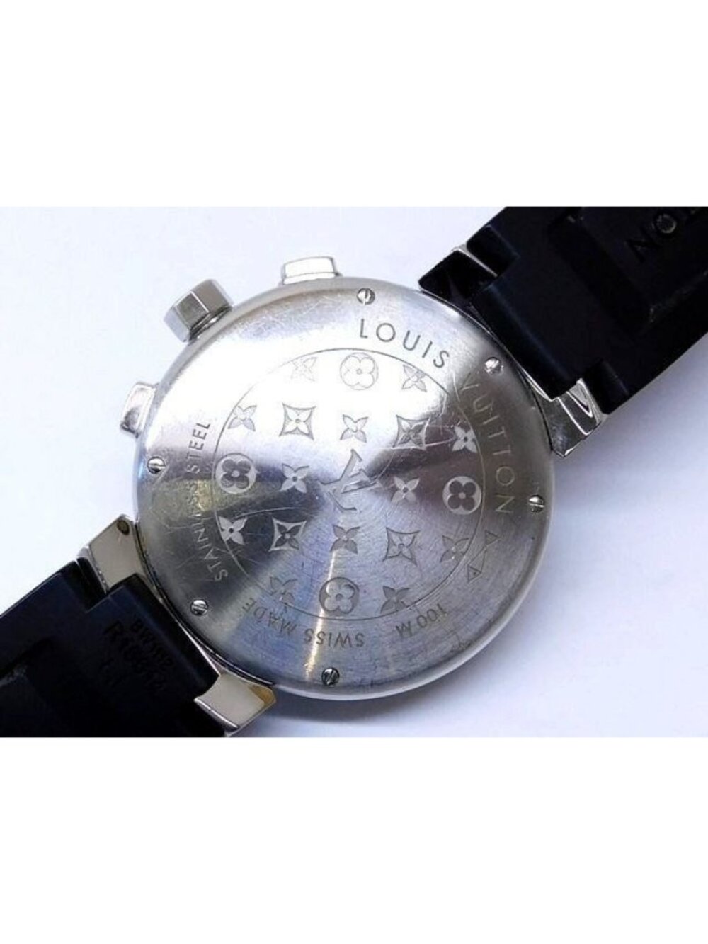 Louis Vuitton Quartz Watch Tambour la Bree Cup Chronograph Black - Picture 3 of 5